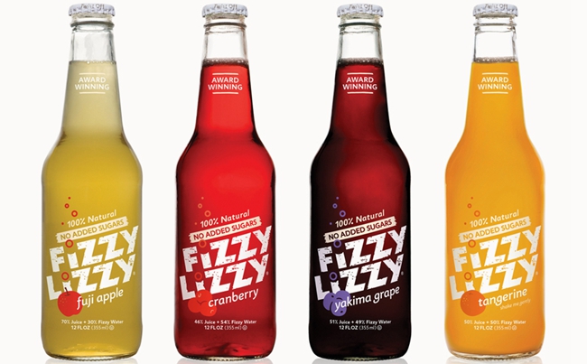 Fizzy Lizzy碳酸果汁饮料包装设计