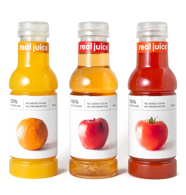Real Juice果汁包装设计