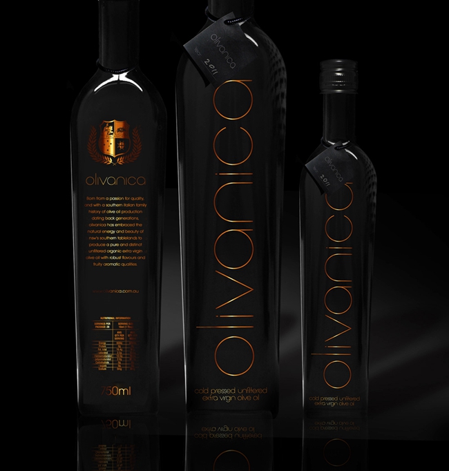 Olivanica优质橄榄油包装设计