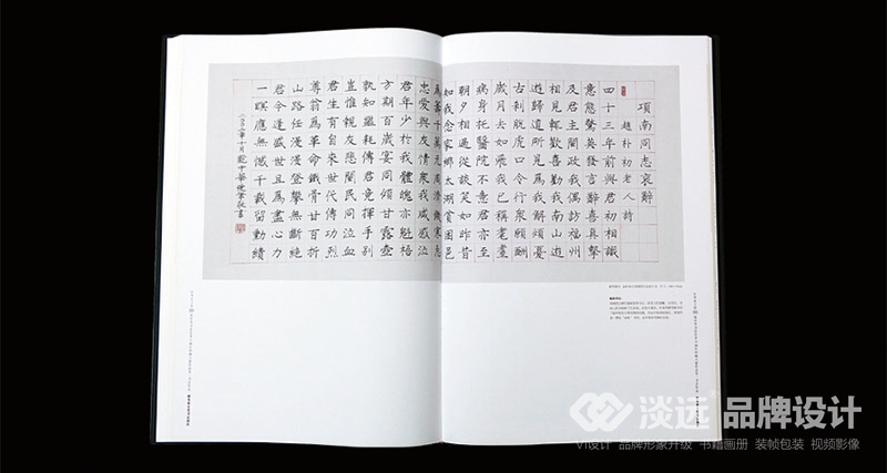 书籍画册设计,庞中华书法艺术30周年回顾大展作品集