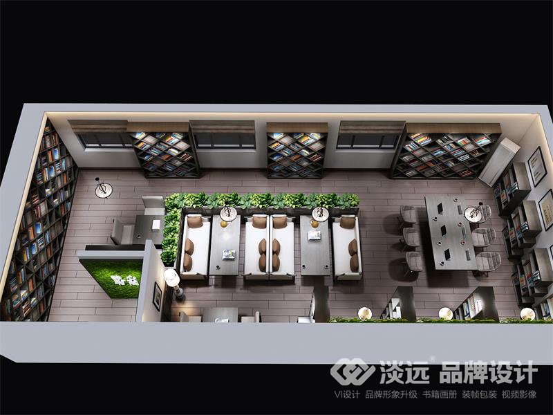 空间展示设计案例,梅河口图书馆